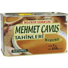 Mehmet Çavuş Teneke Kutu 1 kg Kepekli Bozkır Tahini
