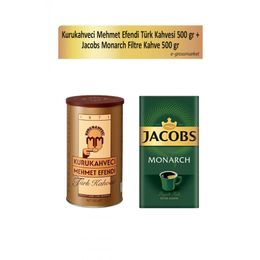 Mehmet Efendi Türk Kahvesi 500 gr + Jacobs Monarch 500 gr Filtre Kahve