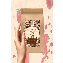 Mel and Mira Raspberry Bean Coffee 200 gr Ahududu Aromalı Çekirdek Kahve