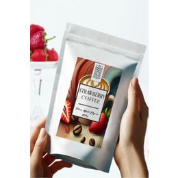 Mel and Mira Strawberry Bean Coffee 200 gr Çilek Aromalı Çekirdek Kahve