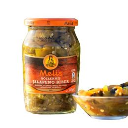 Melis 370 ml Dilimli Közlenmiş Jalapeno Acı Biber
