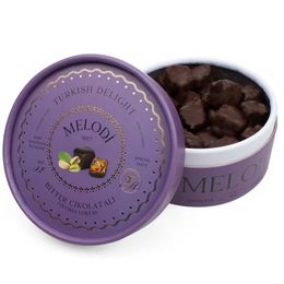 Melodi 250 gr Bitter Çikolatalı Duble Fıstıklı Lokum