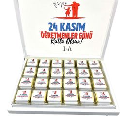 Melodi Çikolata 500 gr Özel Kutu Öğretmenler Günü Çikolatası