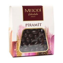 Melodi Çikolata Bitter Çikolatalı Badem Draje - 250 gr
