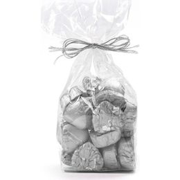 Melodi Gümüş Yaldızlı Mini Kalp Antep Fıstıklı 500 gr Sütlü Çikolata