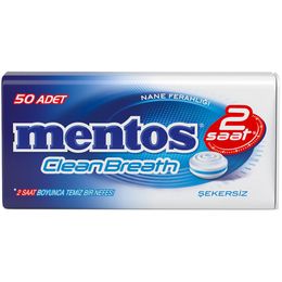 Mentos 35 gr 2 Saat Clean Breath Nane Ferahlığı Tablet Şeker
