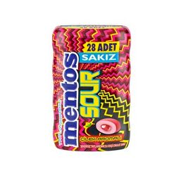 Mentos 56 gr Sour Çilek Aromalı Draje Sakız