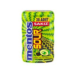 Mentos 56 gr Sour Yeşil Elma Aromalı Draje Sakız