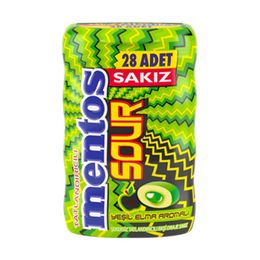 Mentos 56 gr Sour Yeşil Elma Aromalı Draje Sakız