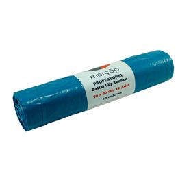 Merçöp 100 Adet Mavi Battal Pro Çöp Torbası