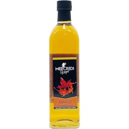 Mercredi 750 ml Maple Akçaağaç Kahve ve Kokteyl Şurubu
