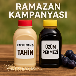 Metli 1 kg Tahin ve 1 kg Üzüm Pekmezi