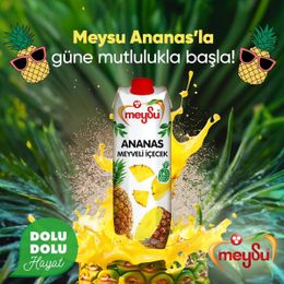 Meysu 1 lt Ananas Meyve Suyu