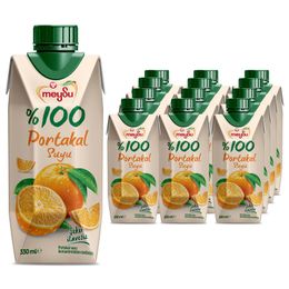 Meysu %100 Portakal 330 ml Meyve Suyu