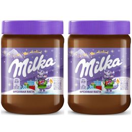 Milka 2x350 gr Spread Hazelnut Sürülebilir Çikolata Kakaolu Fındık Ezmesi
