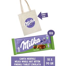 Milka 90 gr Whole Nut Bütün Fındıklı Tablet Çikolata