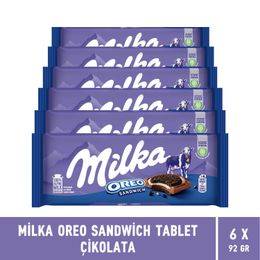 Milka Oreolu Sandwich 92 gr Kakaolu Bisküvili Çikolata