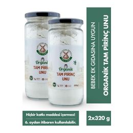 Mill More 2x320 gr Organik Tam Pirinç Unu