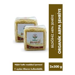 Mill More 2x500 gr Organik Arpa Şehriye