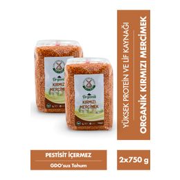 Mill More 2x750 gr Organik Kırmızı Mercimek