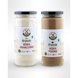 Mill More 300 gr Organik Bebek Muhallebisi Karışımı + 300 gr Organik Bebek Pudingi