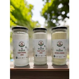 Mill More 320 gr Organik Tam Pirinç Unu + 330 gr Organik Bebek İrmiği + 300 gr Organik Tam Yulaf Unu
