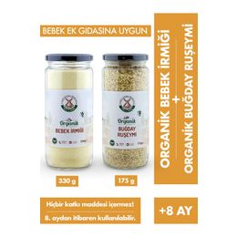 Mill More 330 gr Organik Bebek İrmiği + 175 gr Organik Buğday Ruşeymi