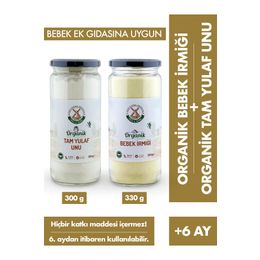 Mill More 330 gr Organik Bebek İrmiği + 300 gr Organik Tam Yulaf Unu