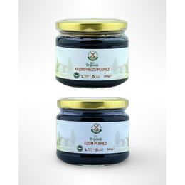 Mill More 350 gr Organik Keçiboynuzu Pekmezi + 350 gr Organik Üzüm Pekmezi