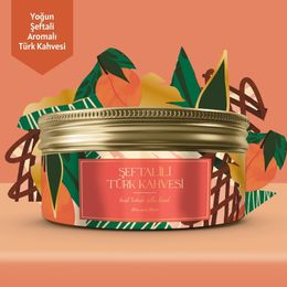 Mim and More 150 gr Şeftalili Türk Kahvesi Şeftali Aromalı Türk Kahvesi