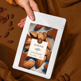 Mim and More 200 gr Almond Coffee Badem Aromalı Kahve Çekirdek Kahve
