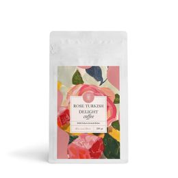Mim And More 200 gr Decaf Rose Turkish Delight Coffee Kafeinsiz Güllü Lokum Aromalı Filtre Kahve