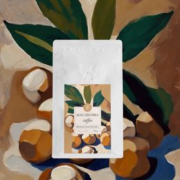 Mim and More 200 gr Macadamia Coffee Makademya Aromalı Kahve Çekirdek Kahve