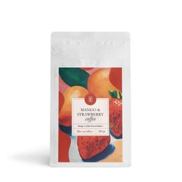 Mim And More 200 gr Mango Strawberry Coffee Mango ve Çilek Aromalı Kahve Filtre Kahve