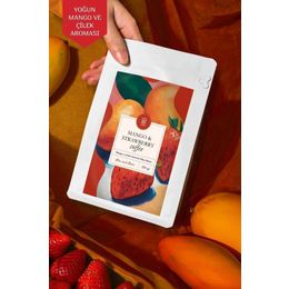Mim And More 200 gr Mango Strawberry Coffee Mango ve Çilek Aromalı Kahve Filtre Kahve