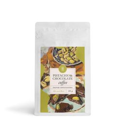 Mim And More 200 gr Pistachio Chocolate Coffee Antep Fıstıklı Çikolata Aromalı Kahve Çekirdek Kahve