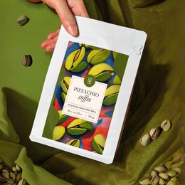 Mim and More 200 gr Pistachio Coffee Antep Fıstığı Aromalı Kahve Çekirdek Kahve