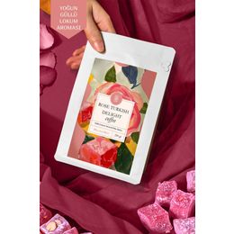 Mim and More 200 gr Rose Turkish Delight Coffee Güllü Lokum Aromalı Kahve Filtre Kahve
