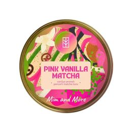 Mim and More 25 gr Vanilya Aromalı Pembe Superfood Matcha Tozu