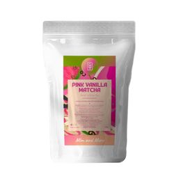 Mim and More 50 gr Vanilya Aromalı Pembe Superfood Matcha Tozu