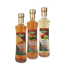 Mindivan 500 ml Doğal Enginar Sirkesi + 500 ml Alıç Sirkesi