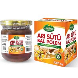 Mindivan Arı Sütü Bebe 230 gr Bal Polen
