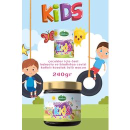 Mindivan Kids Çocuklar Için Özel 240 gr Kakaolu Kozalak Macunu