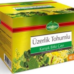 Mindivan Üzerlik Tohumlu Karışık Bitki Çayı 40'lı Poşet Çay