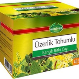 Mindivan Üzerlik Tohumlu Karışık Bitki Çayı 40'lı Poşet Çay