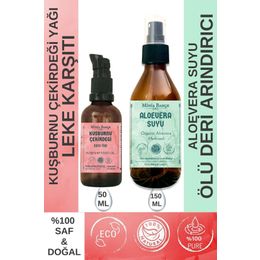 Minia Bahçe 100 ml Kuşburnu Çekirdeği Yağı + 150 ml Organik Aloevera Suyu