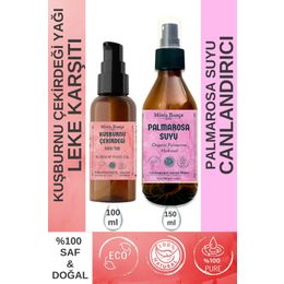 Minia Bahçe 100 ml Kuşburnu Çekirdeği Yağı + 150 ml Organik Palmarosa Suyu
