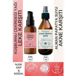 Minia Bahçe 100 ml Kuşburnu Çekirdeği Yağı + 150 ml Organik Papatya Suyu