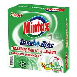 Mintax 3x80 gr Lavabo Açıcı