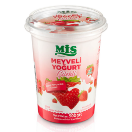 Mis 500 gr Çilek Meyveli Yoğurt